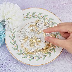 80スタイルの合金ガラスラインストーンカボション8個  ネイルアートの装飾の付属品  蝶  ミックスカラー  15.5~16x7~7.5x3.3~3.4mm  10個/スタイル&nbsp;MRMJ-HY0002-28