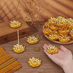 90Pcs Zinc Alloy Lotus Incense Burner Holder&nbsp;AJEW-WA0001-31