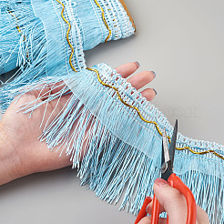 Polyester Tassel Fringe Trimming&nbsp;OCOR-TAC0008-21G