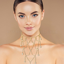 1Pc Crystal Rhinestone Shouder Chain Strap&nbsp;AJEW-HY0001-36