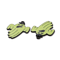 Halloween Theme Rack Plating Alloy Enamel Pendants&nbsp;PALLOY-O109-50EB