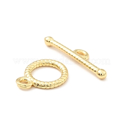 Brass Toggle Clasps&nbsp;KK-G416-26G