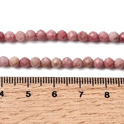 天然のロイドナイトビーズ連売り  多面カット  ラウンド  4mm  穴：0.8mm  約48個/連  7.68''（19.5センチメートル）&nbsp;G-H336-A04-03