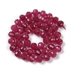 Natural Dyed White Jade Beads Strands&nbsp;G-H057-A22-16