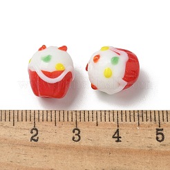 Handmade Lampwork Bumpy Beads&nbsp;LAMP-M022-01G