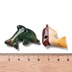Natural Mookaite/Sodalite/Agate/Rhodonite Sea Animals Pendants&nbsp;G-K383-04