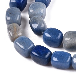 Dyed & Heated Natural Blue Aventurine Beads Strands&nbsp;G-T138-102
