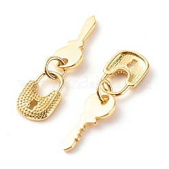Brass Pendants&nbsp;KK-P208-03G-RS