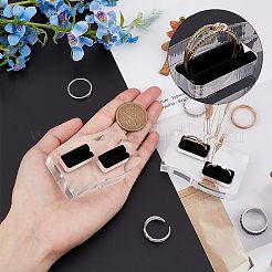 Acrylic with Flannelette Ring Displays&nbsp;RDIS-WH0006-04