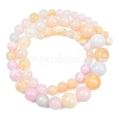 Natural Green Jade Graduated Beads Strands&nbsp;GG-CBA2AE1-A06-B
