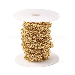 Rack Plating Brass Infinity & Chinese Knot Link Chains&nbsp;CHC-I040-05G