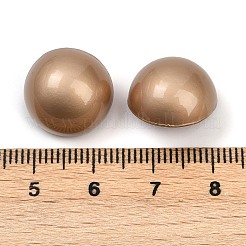 合金1穴ボタン  縫製用  半円  ライトゴールド  15.5x12.5mm  穴：2mm&nbsp;BUTT-XCP0001-13