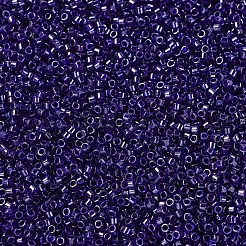 MIYUKIデリカビーズ  シリンダー  日本製シードビーズ  11/0  （db0277)透明コバルト光沢  1.3x1.6mm  穴：0.8mm  約2000PCS /ボトル  10 G /ボトル&nbsp;SEED-JP0008-DB0277