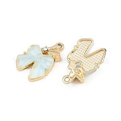 Alloy & Resin & Rhinestone Pendants&nbsp;RE-CBA4E99-02G-C