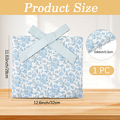 Flower Print Cloth Packing Pouches with Straps&nbsp;ABAG-WH20010-40A