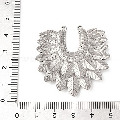 304 Stainless Steel Pendant Rhinestone Settings&nbsp;STAS-D129-07P