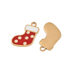 304 Stainless Steel Enamel Pendants&nbsp;STAS-G357-01G-08