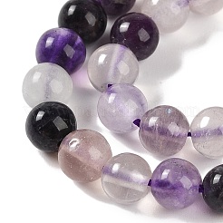 Natural Purple Fluorite Beads Strands&nbsp;G-P530-B08-02