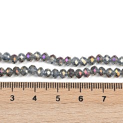Electroplate Transparent Glass Beads Strands&nbsp;EGLA-A034-T4mm-G05