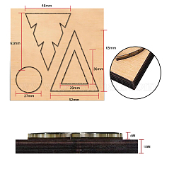 Wood Cutting Dies&nbsp;DIY-WH0169-21