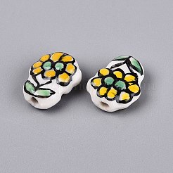 Handmade Porcelain Ceramic Beads&nbsp;PORC-Q005-08A