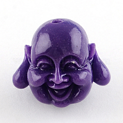 Dyed Buddha Head Synthetical Coral Beads&nbsp;CORA-R011-26