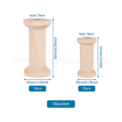 Solid Wood Sewing Embroidery Thread Spool&nbsp;ODIS-TA0001-03
