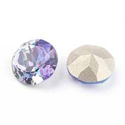 Pointed Back & Back Plated K9 Glass Rhinestone Cabochons&nbsp;RGLA-J012-8mm-539LS