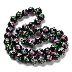 Handmade Lampwork Bumpy Beads Strands&nbsp;LAMP-A005-01A