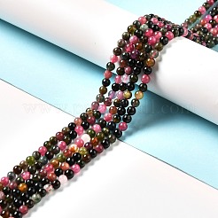 Natural Multicolor Tourmaline Beads Strands&nbsp;G-D467-B02