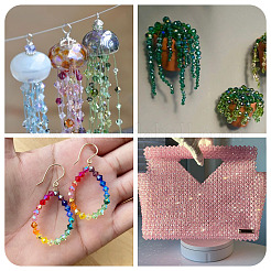 11 Strands 11 Styles Electroplate Glass Beads Strands&nbsp;EGLA-TA0003-01B