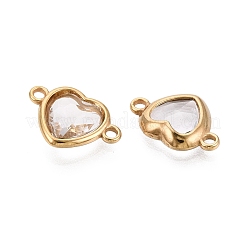 304 Stainless Steel Glass Connector Charms&nbsp;STAS-Q119-02G-01