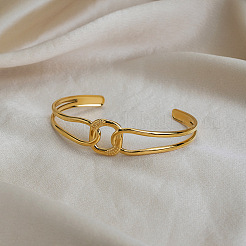Vintage Square 104 Stainless Steel Cuff Bangles for Women&nbsp;TV6485