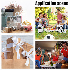 Football Printed Paper Gift Bags with Handle&nbsp;ABAG-WH0045-31A