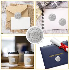 34 Sheets Silver Foil Embossed PET Picture Sticker&nbsp;DIY-WH0528-019