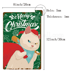 Tinplate Sign Poster&nbsp;AJEW-WH0157-430