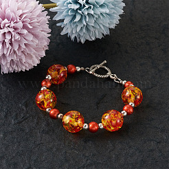 Resin Imitation Amber Beads&nbsp;CRES-TA0001-17
