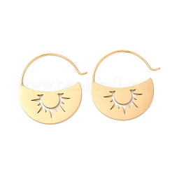 304 Stainless Steel Dangle Earrings&nbsp;EJEW-Z118-07G-01
