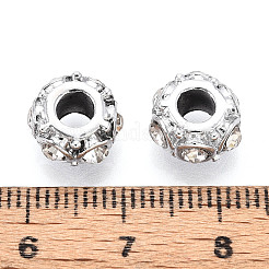 Alloy Rhinestone European Beads&nbsp;FIND-N009-03P