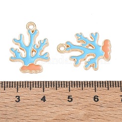 Alloy Enamel Pendants&nbsp;AL-CBAE435-52G-02
