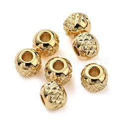 201ステンレスビーズ  ラウンド  ゴールドカラー  4x3.5mm  穴：1.5mm&nbsp;STAS-A057-01B-G