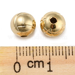 Rack Plating Eco-friendly Brass Beads&nbsp;KK-M257-19A-G