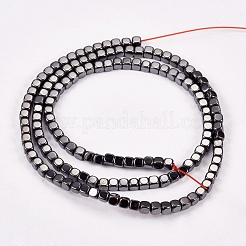 Non-magnetic Synthetic Hematite Beads Strands&nbsp;X-G-J172-3x3mm-04