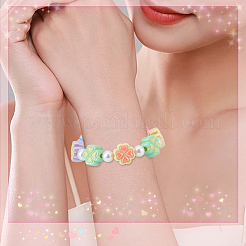 電気メッキ不透明樹脂ビーズ100個  花  ABカラーメッキ  ミックスカラー  14x14mm  穴：3mm  100pc&nbsp;RESI-SP0001-59C