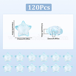 120Pcs Transparent Acrylic Beads&nbsp;TACR-SP0001-11C