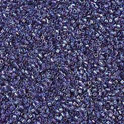 MIYUKIデリカビーズ  シリンダー  日本製シードビーズ  11/0  （db1245)透明光アメジストab  1.3x1.6mm  穴：0.8mm  約2000PCS /ボトル  10 G /ボトル&nbsp;SEED-JP0008-DB1245