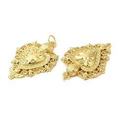 Rack Plating Brass Pendants&nbsp;KK-C030-21G