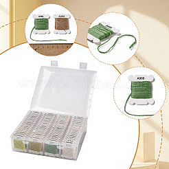 80 Cards 6-Ply Polyester Embroidery Floss&nbsp;OCOR-CY0002-04