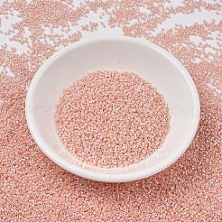 MIYUKIデリカビーズ  シリンダー  日本製シードビーズ  11/0  （db1533)不透明ライトサーモンセイロン  1.3x1.6mm  穴：0.8mm  約2000PCS /ボトル  10 G /ボトル&nbsp;SEED-JP0008-DB1533