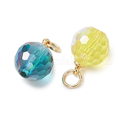 AB Color Plated Glass Pendants&nbsp;PALLOY-JF05497